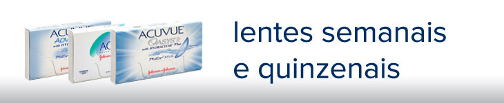 Lentes de Contato Semanais e Quinzenais