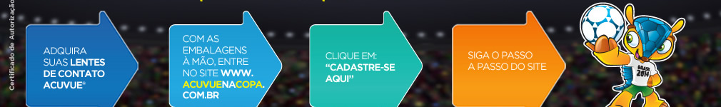 ACUVUE - você na Copa do Mundo FIFA Brasil 2014™