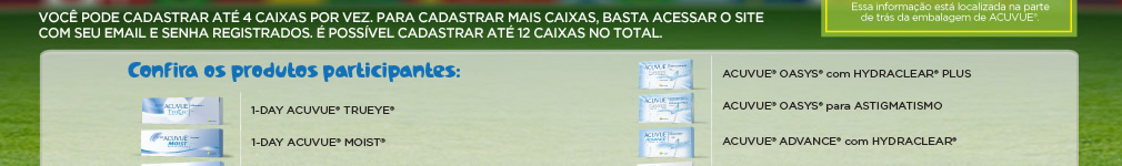 ACUVUE - você na Copa do Mundo FIFA Brasil 2014™