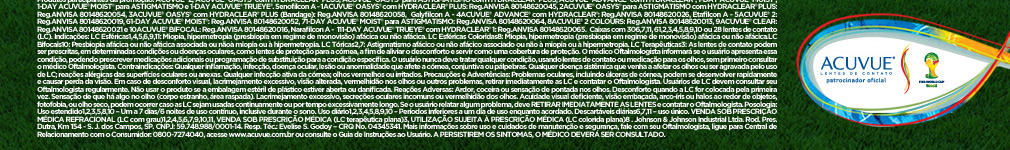 ACUVUE - você na Copa do Mundo FIFA Brasil 2014™